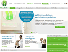 Tablet Screenshot of ligamenta.de